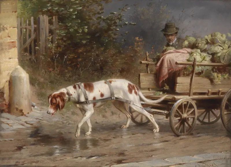 Auf dem Weg zum Markt av Carl Reichert