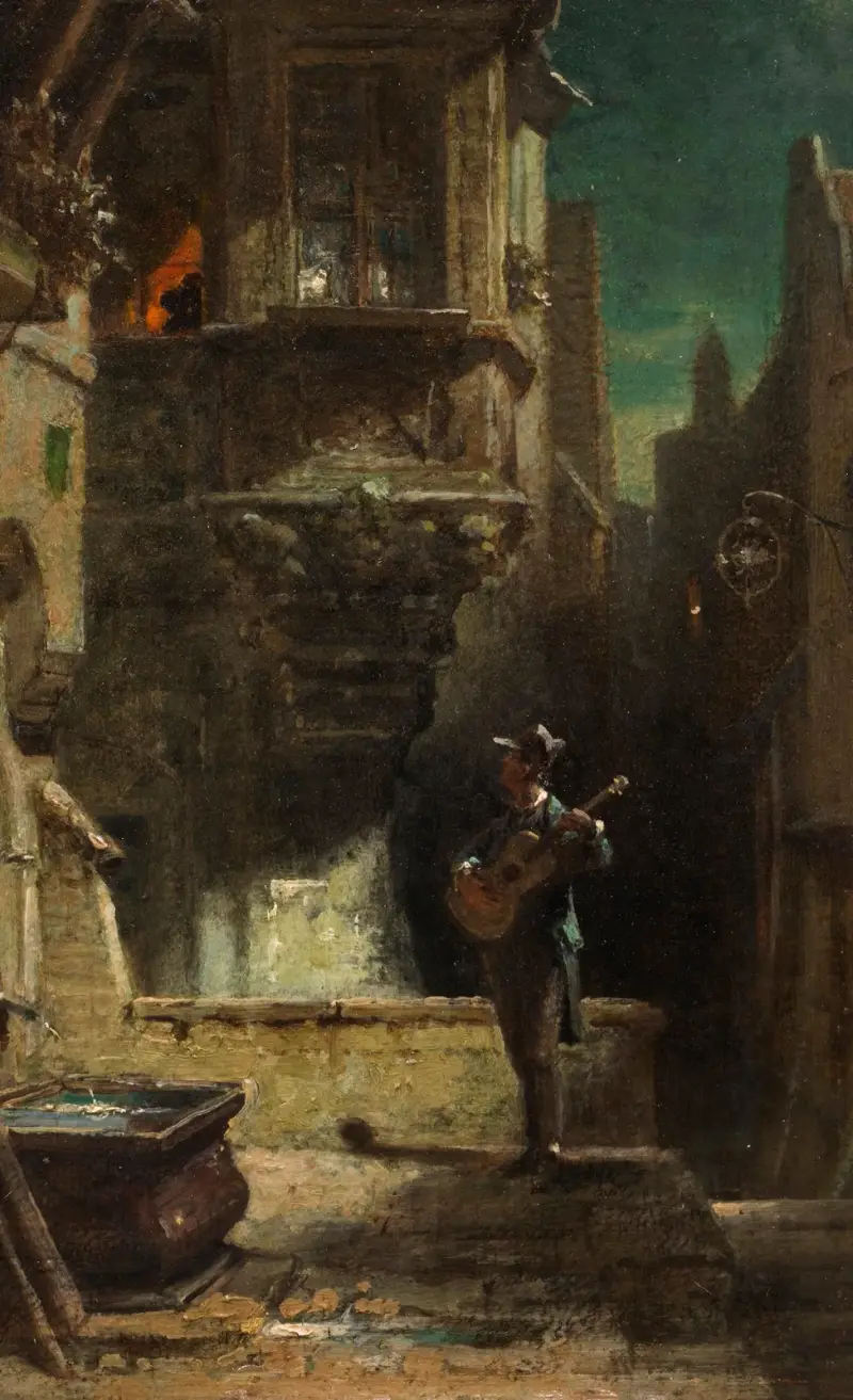 Serenáda, Carl Spitzweg