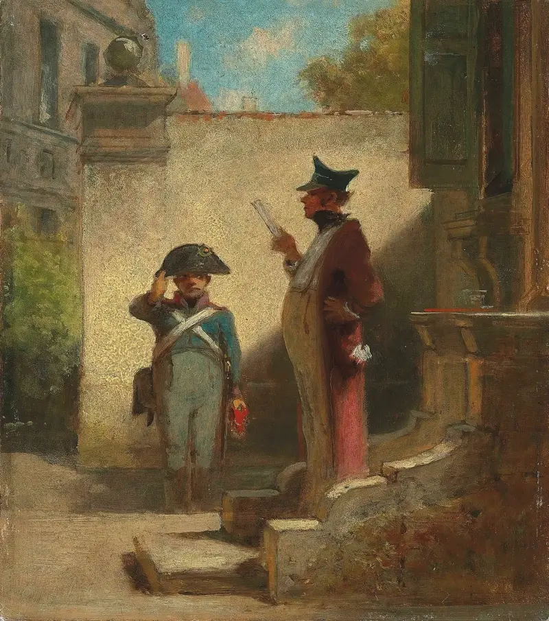 Velitel náměstí, Carl Spitzweg