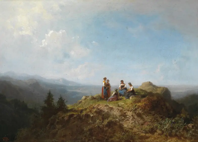 Dirndl na hali, Carl Spitzweg