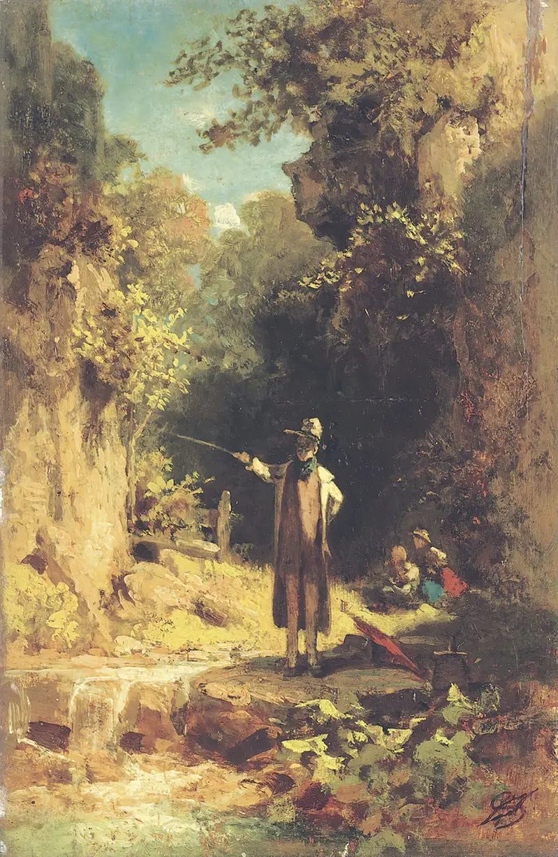 Rybář, Carl Spitzweg