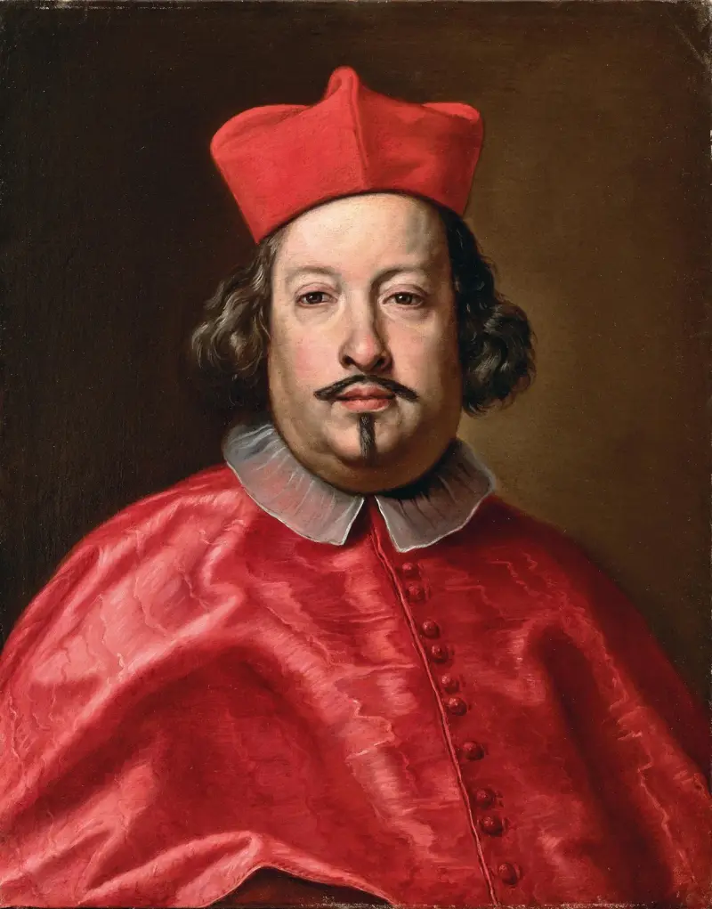 Portrait Of Cardinal Camillo Massimo av Carlo Maratti