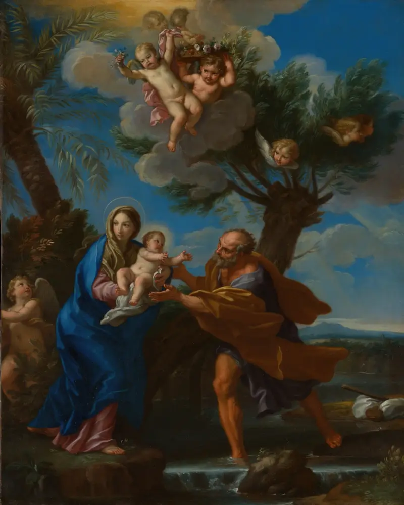 Útěk do Egypta, 1664, Carlo Maratti