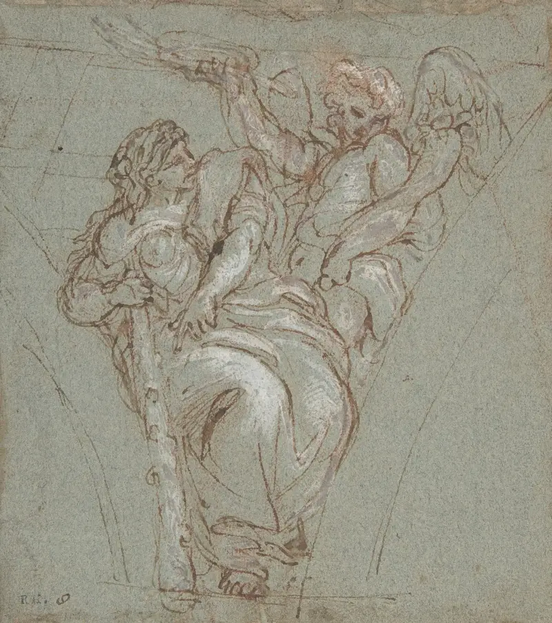 Virtue Crowned by Honor av Carlo Maratti