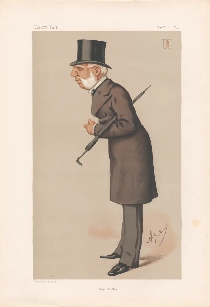 Geschäftsmänner und Imperiumsgründer. ‚Manchester‘. Sir Thomas Bazley. 21. April 1875 von Carlo Pellegrini