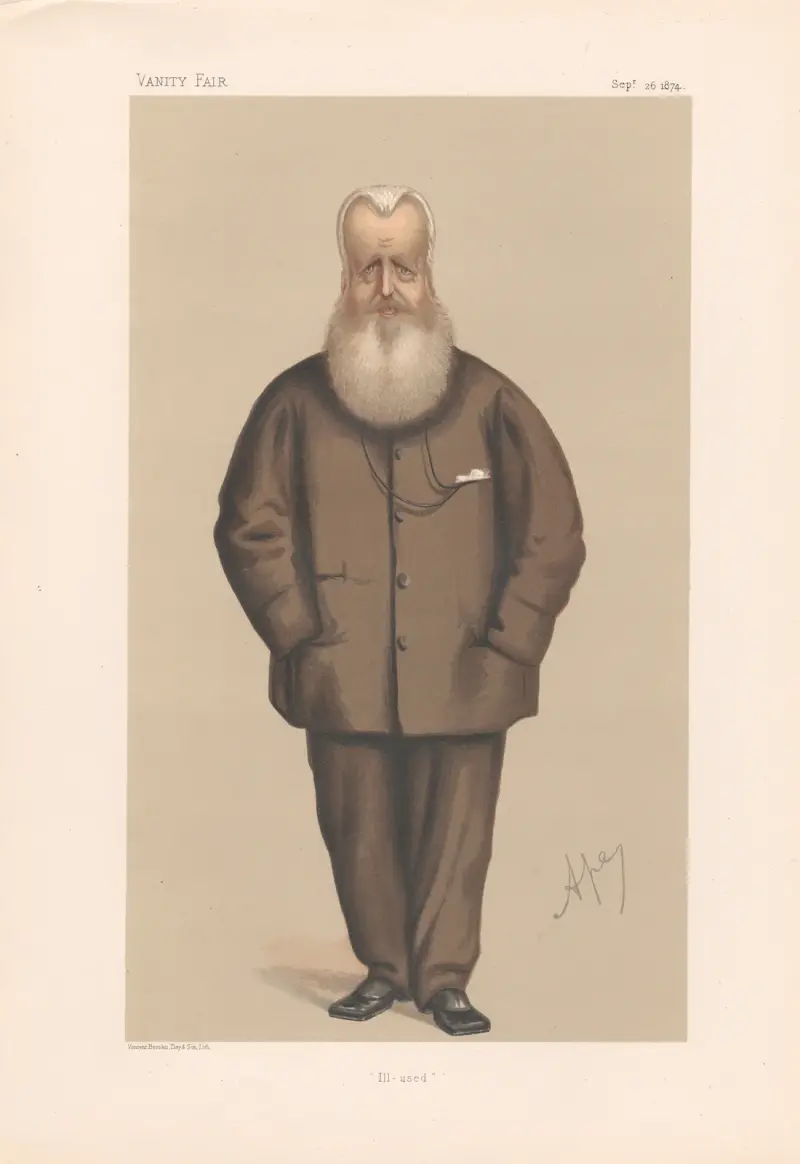 Illusionerad – Sir James Hudson. 26 sept. 1874 av Carlo Pellegrini