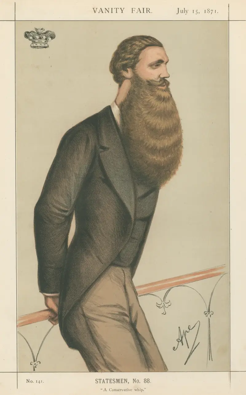 Politiker – „A Conservative whip“. Lord Skelsmerdale, 15. Juli 1871 von Carlo Pellegrini