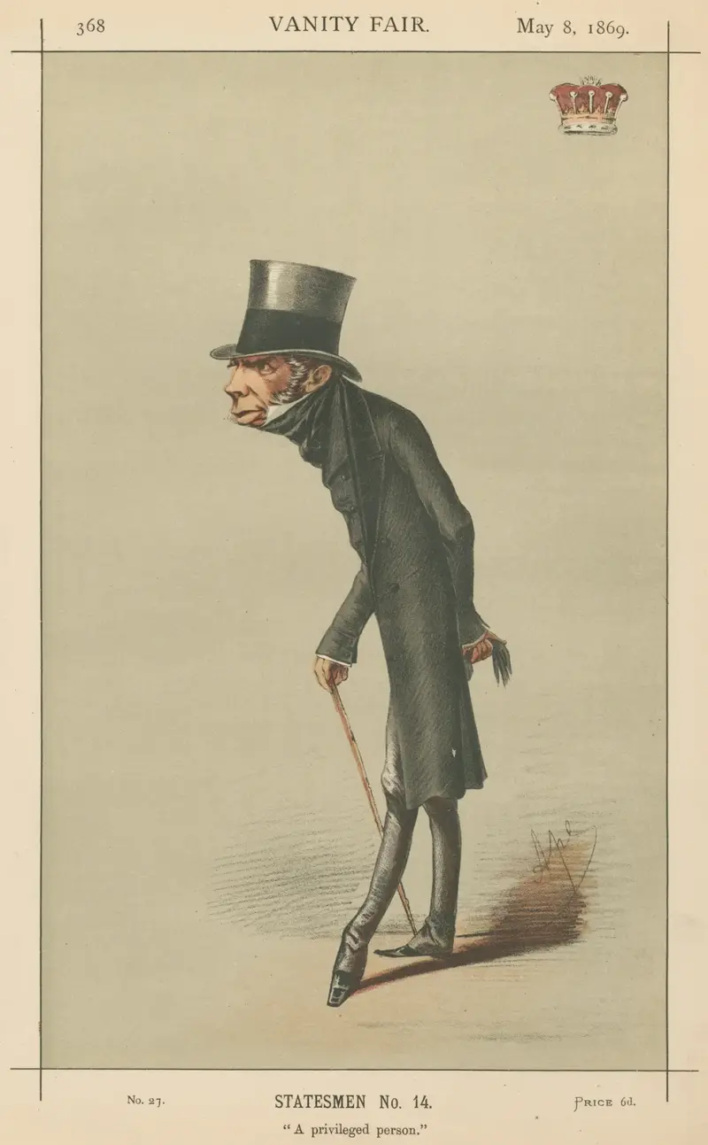 Politiker – ”En privilegierad person”. Earl Grey. 8 maj 1869 av Carlo Pellegrini