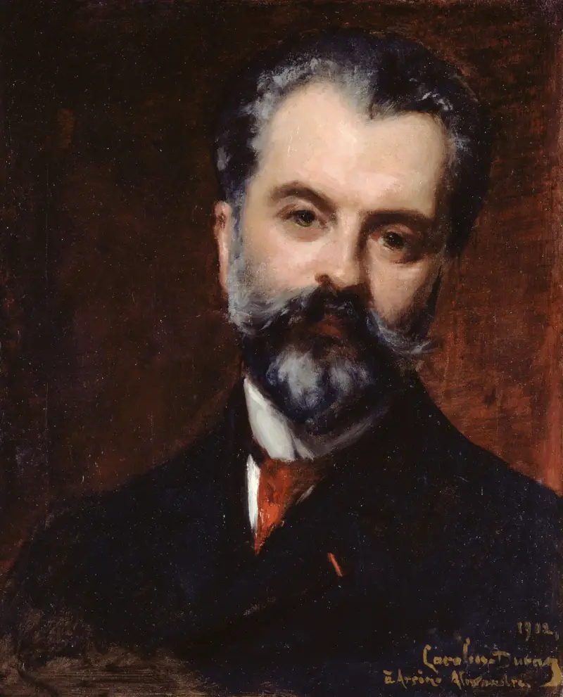 Porträtt av Arsène Alexandre (1859–1935), konsthistoriker och kritiker av Carolus-Duran
