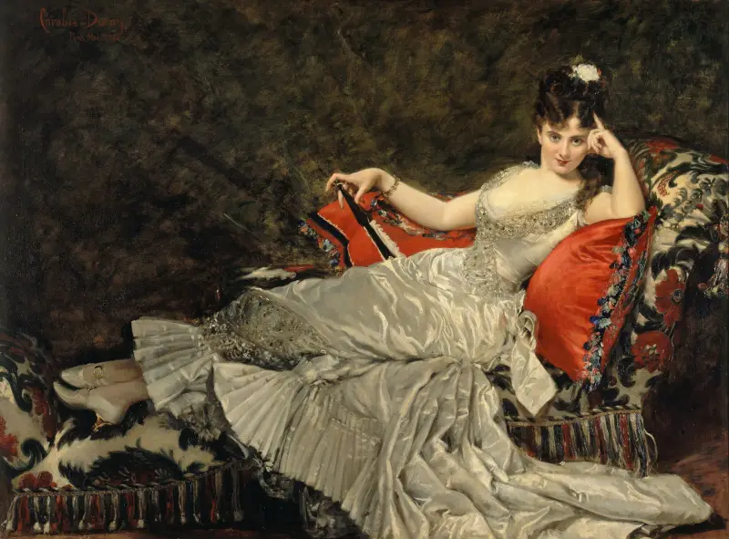 Porträt der Mademoiselle de Lancey von Carolus-Duran