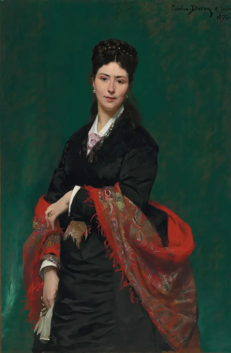 Porträt der Madame Marie Clerc von Carolus-Duran