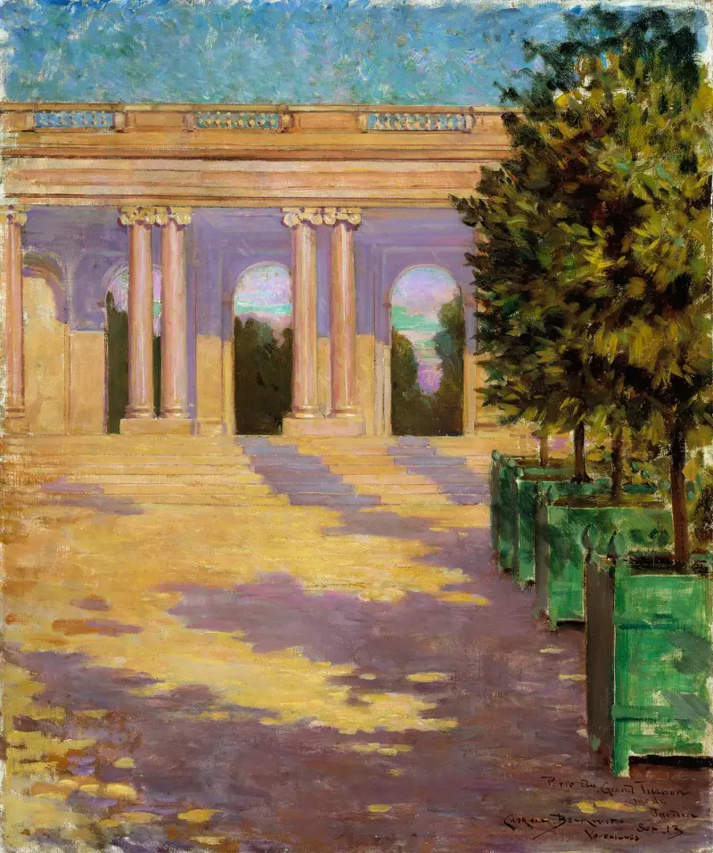 Arkad i Grand Trianon, Versailles av James Carroll Beckwith