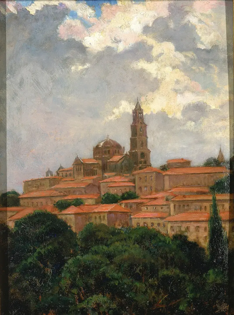 Cathedral at le Puy av James Carroll Beckwith