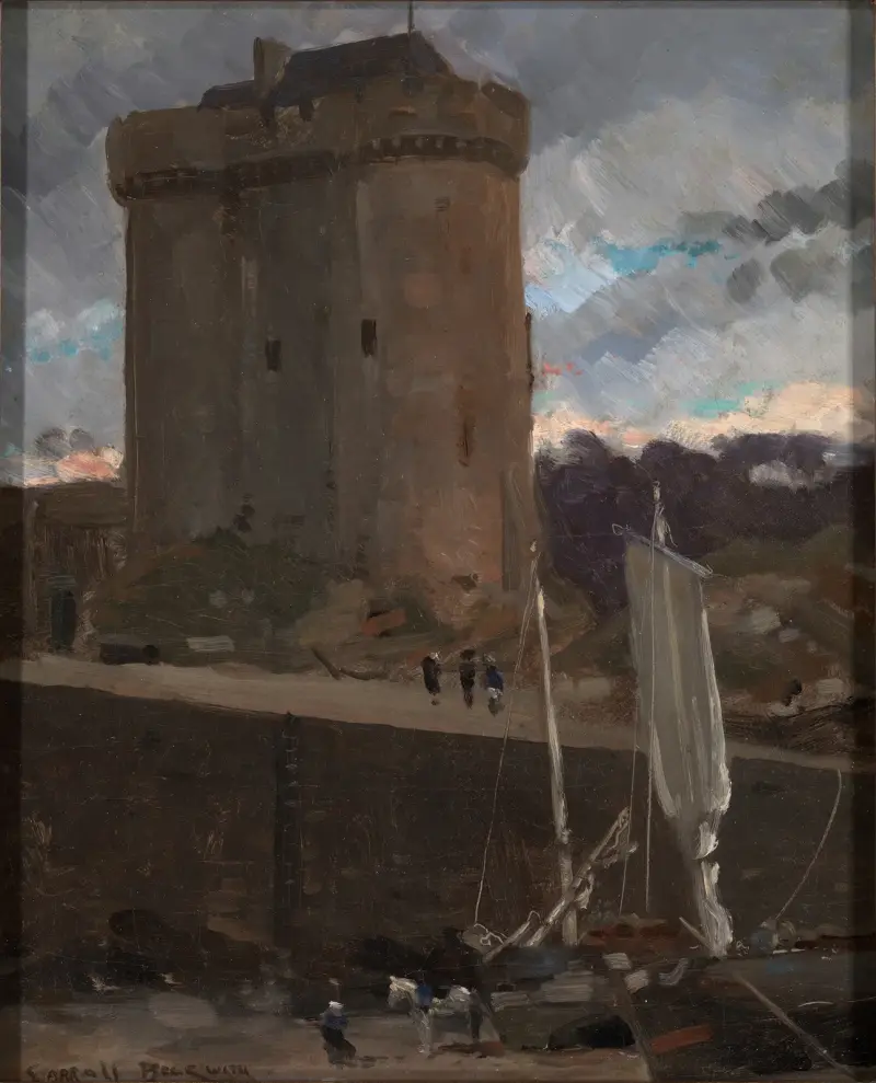 Der Turm von Solidor bei Saint-Severin, Normandie von James Carroll Beckwith