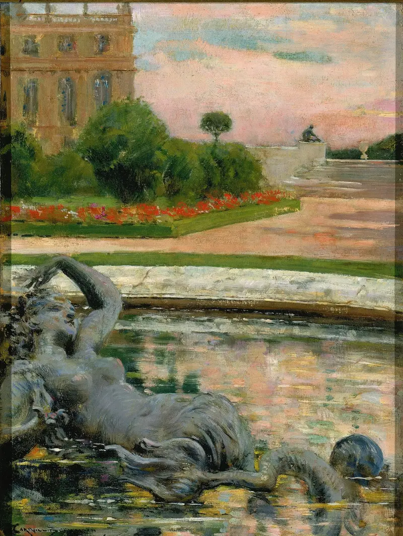 Parterre du Nord, Sirenerfontänen av James Carroll Beckwith