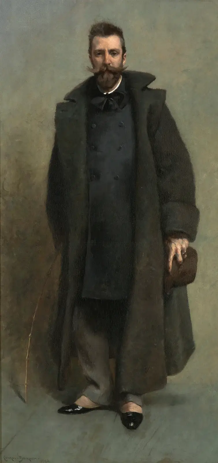 Porträtt av William Merritt Chase av James Carroll Beckwith