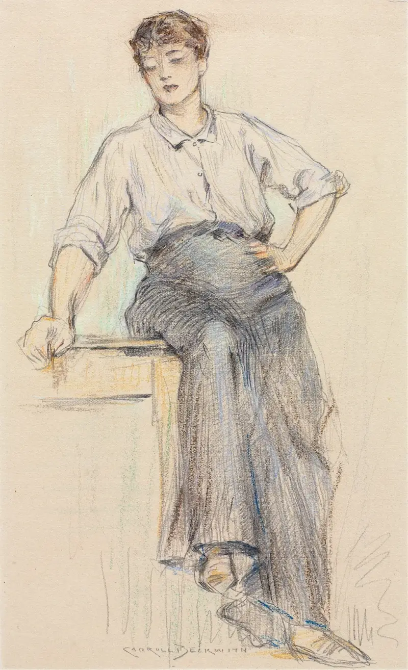 The Toiler av James Carroll Beckwith
