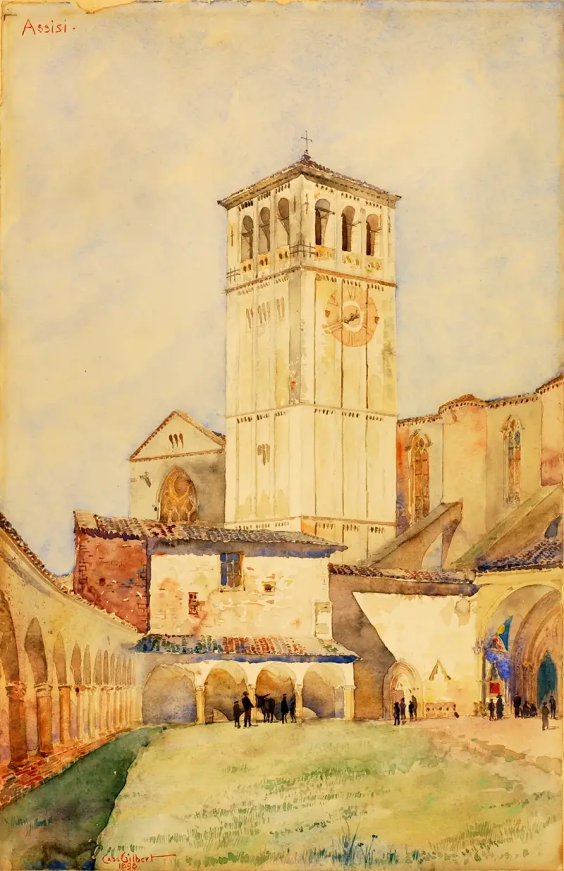 Kyrkan San Francesco i Assisi av Cass Gilbert
