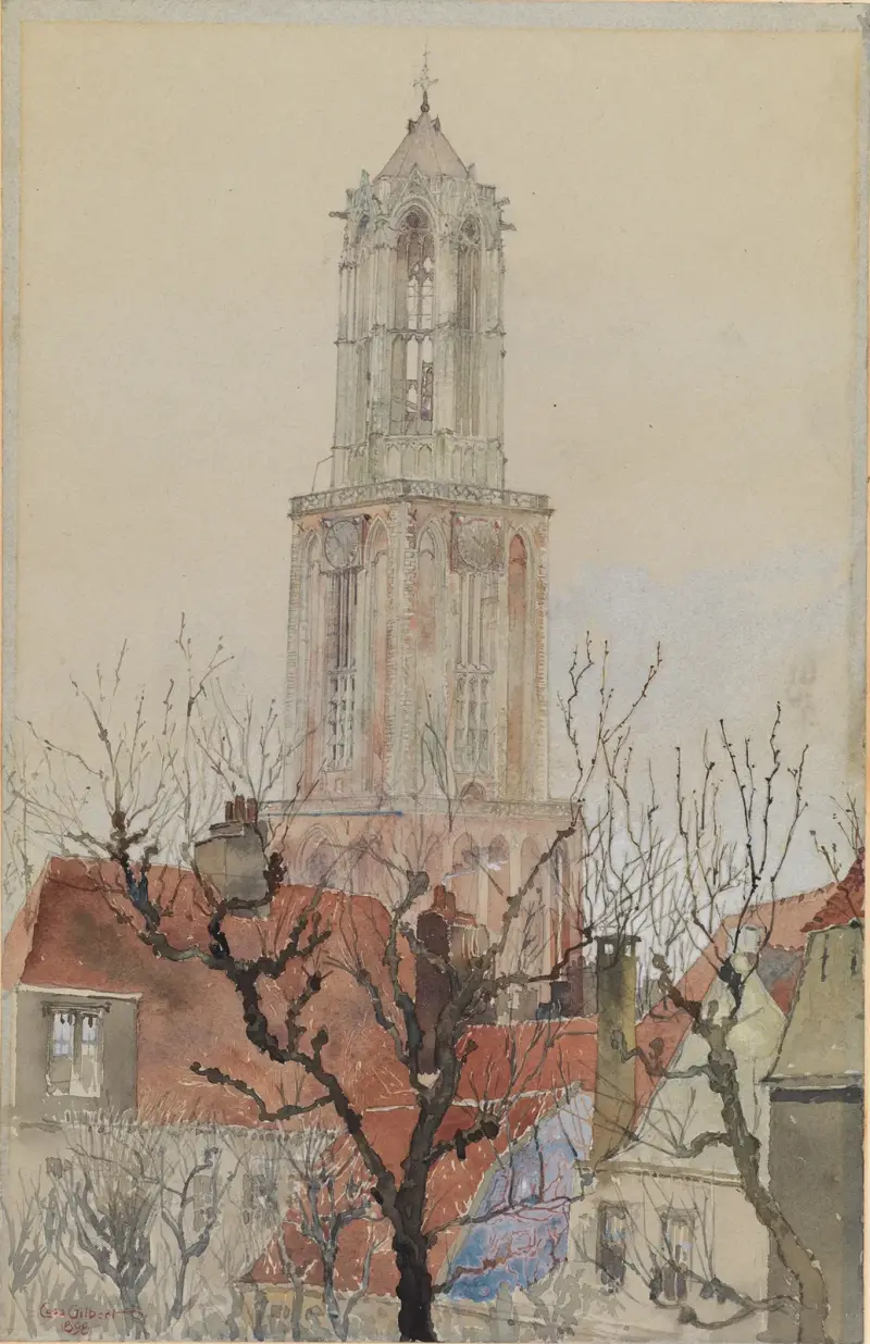 Turm des Utrechter Doms, Holland von Cass Gilbert