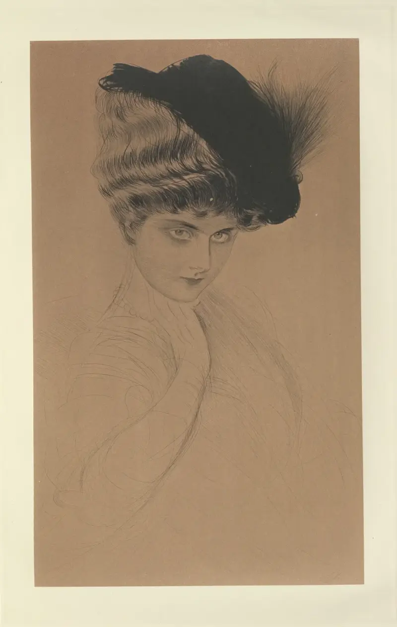 Mademoiselle Letellier, 1907 – nr 1 av Paul César Helleu