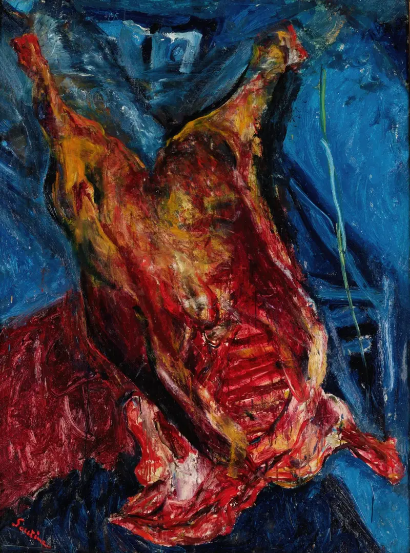 Carcass of Beef, 1925 – nr 1 av Chaïm Soutine