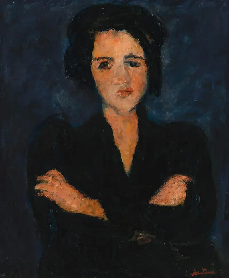 Éva av Chaïm Soutine