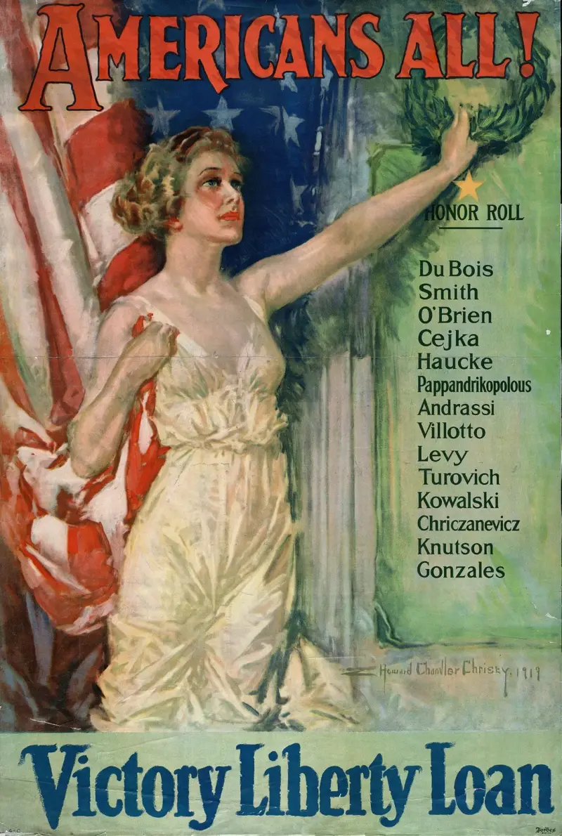 Americans All! Victory Liberty Loan von Howard Chandler Christy