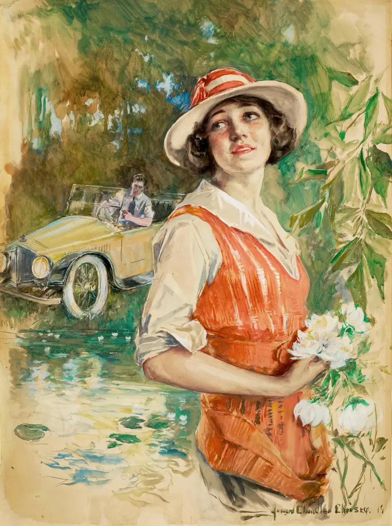 Glad bilkörning (Das glückliche Ende) von Howard Chandler Christy