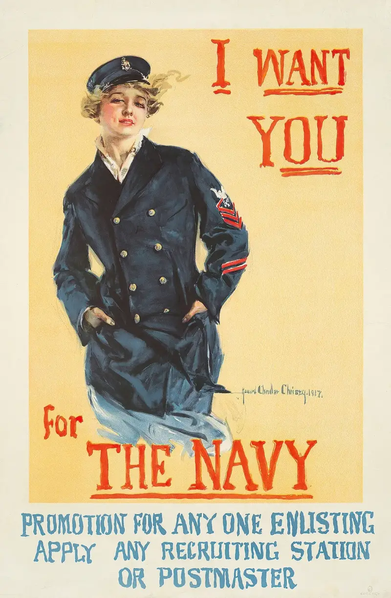 Jag vill ha dig till flottan av Howard Chandler Christy