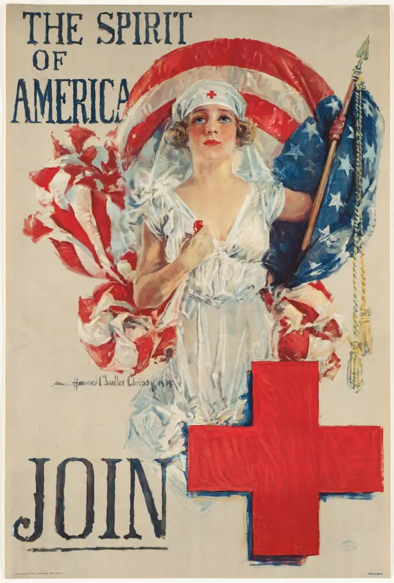 Duch Ameryki. Zaciągnij się, 1919 – nr 2, Howard Chandler Christy