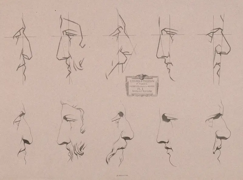 Kurs v kreslení, tab. 03, Charles Bargue