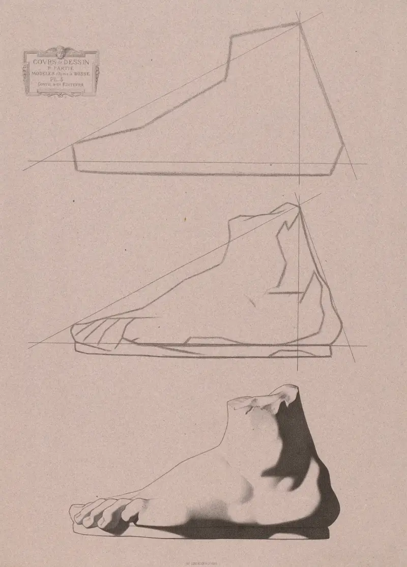 Kurs rysunku Pl.05, Charles Bargue