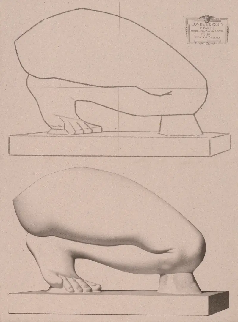 Kurz kreslení Pl.28, Charles Bargue