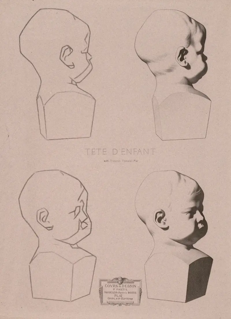 Cours de dessin Pl.45, Charles Bargue