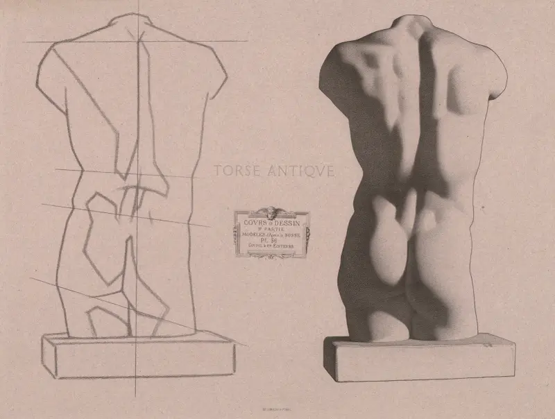 Kurz kresby, tab. 59, Charles Bargue