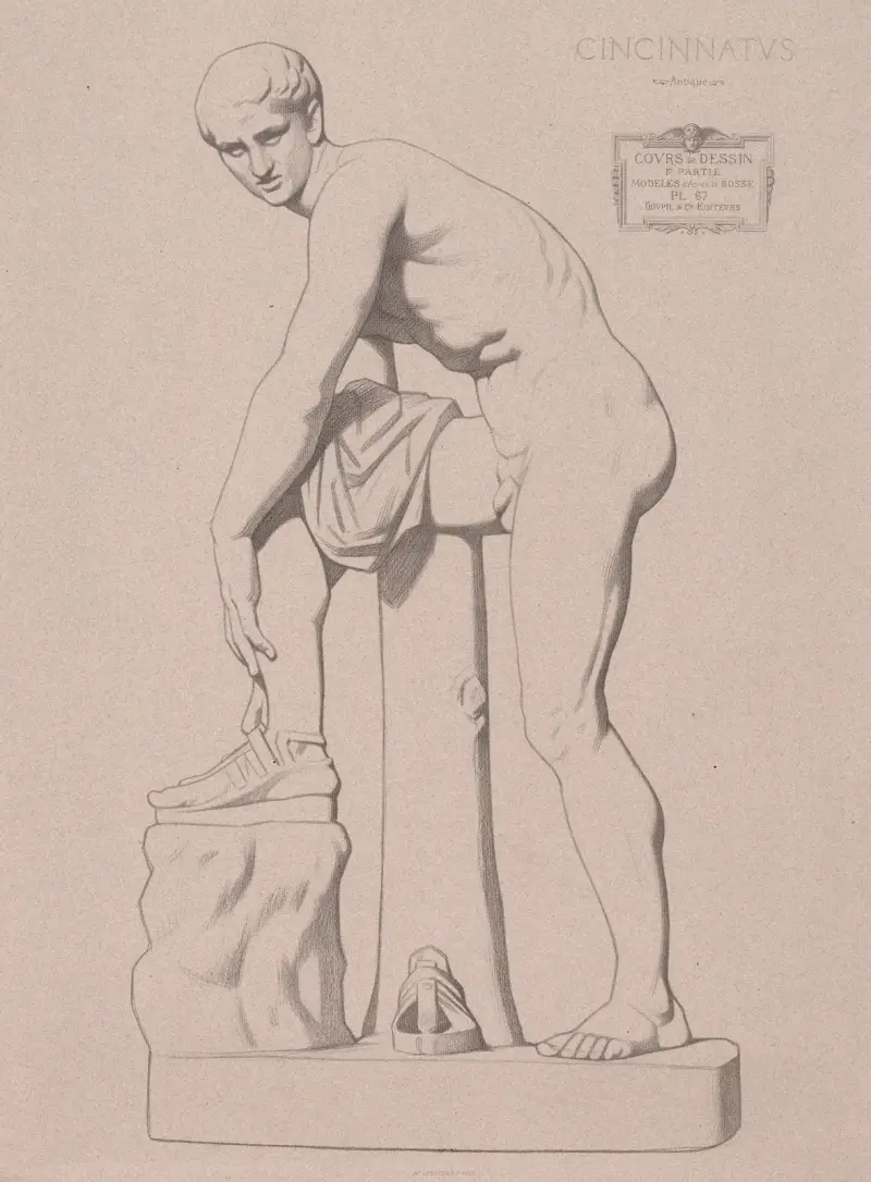 Cours de dessin Pl. 70, Charles Bargue
