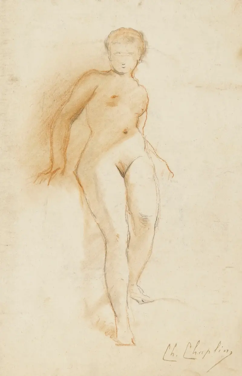 Etude de femme nue – nr 3 av Charles Chaplin