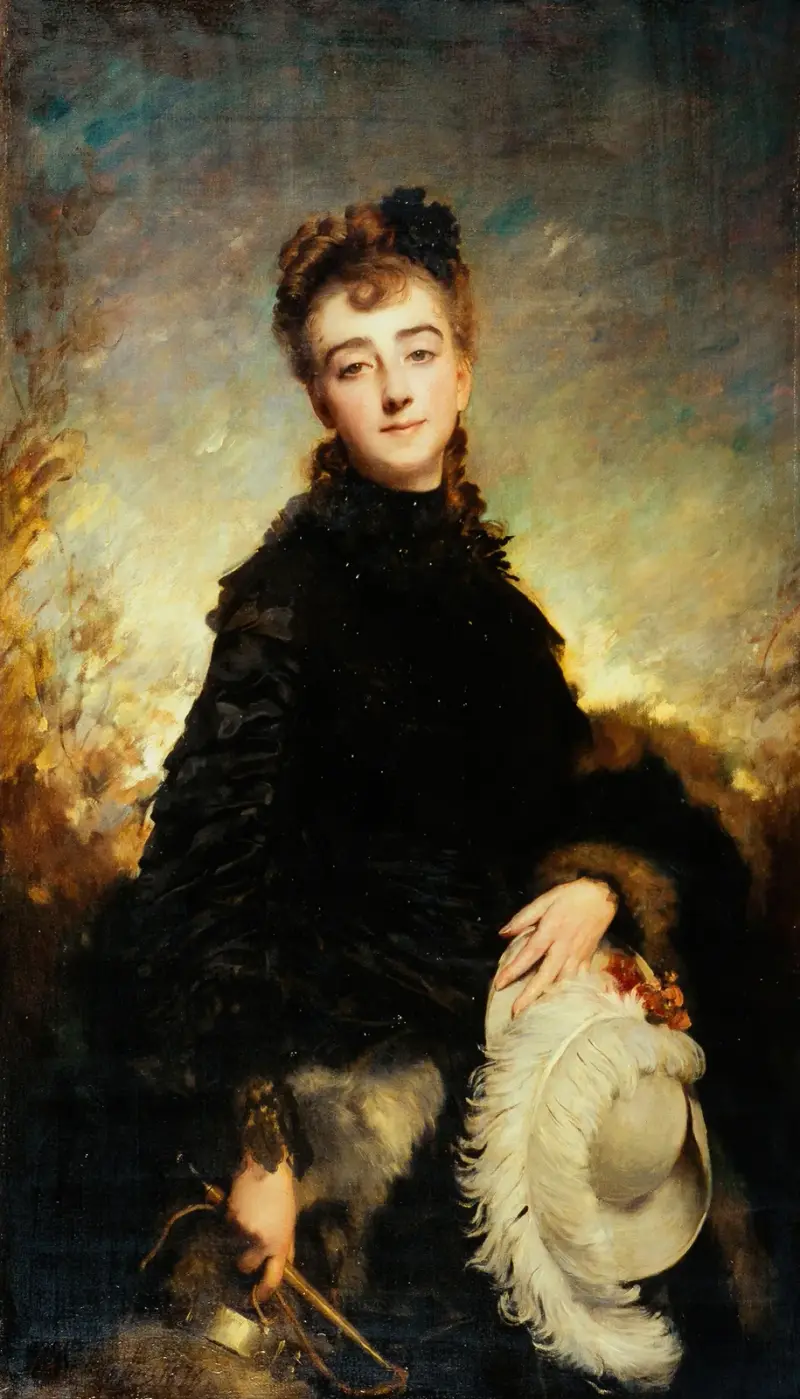 Portrét ženy, Charles Chaplin