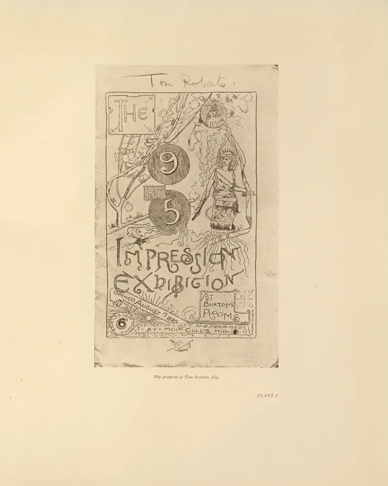 Katalog der Impressionisten-Ausstellung von Charles Conder