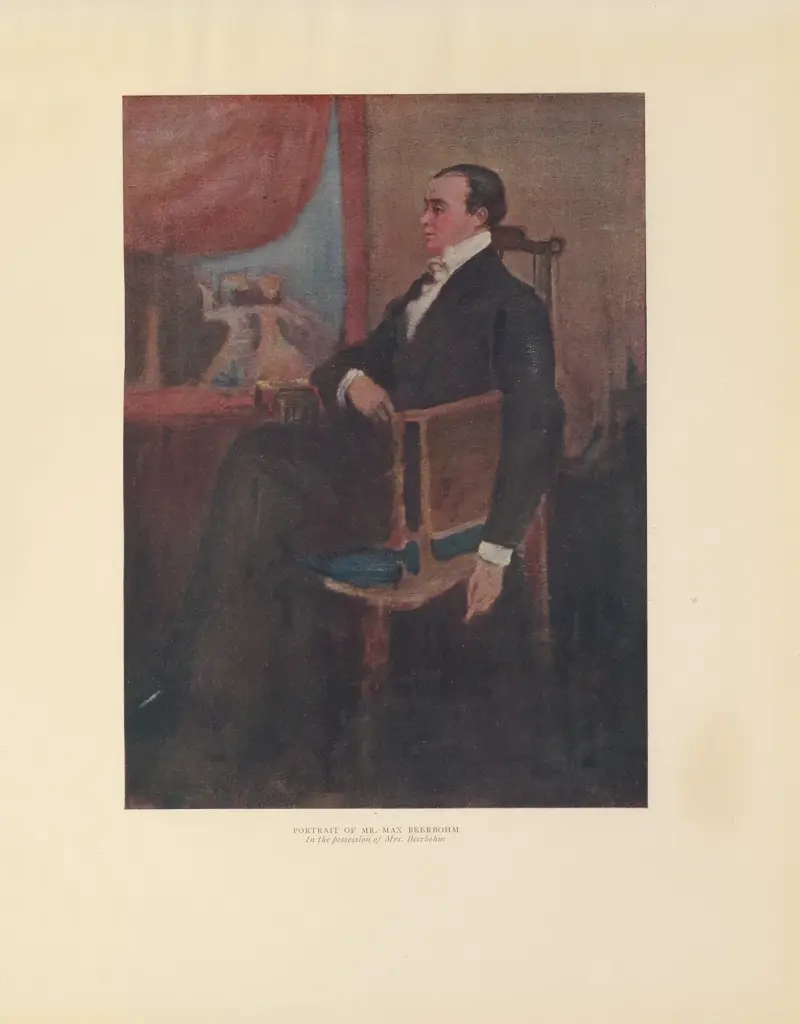 Porträtt av Max Beerbohm av Charles Conder