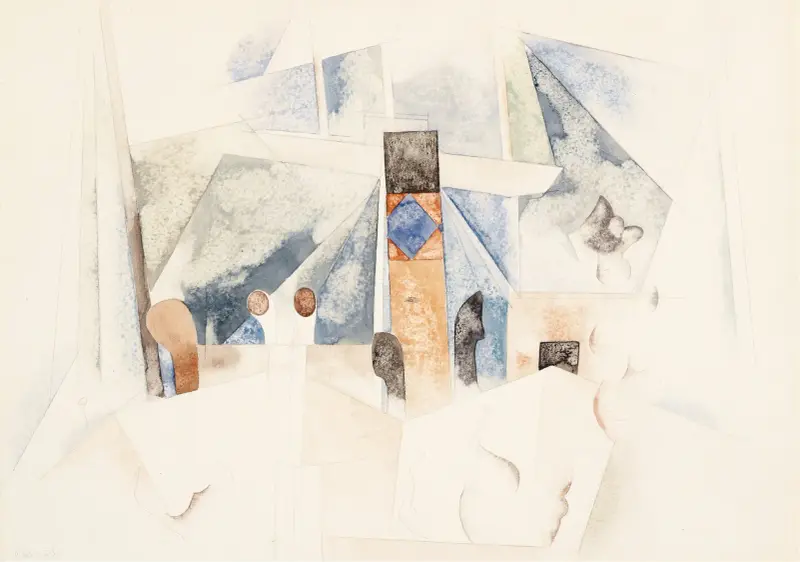 Bermuda Landscape No. 1 av Charles Demuth