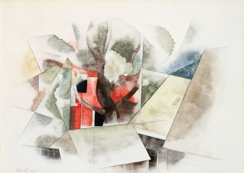 Rooftops and Fantasy av Charles Demuth