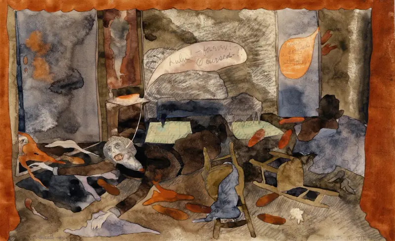 Grevinnan Geschwitz död av Charles Demuth