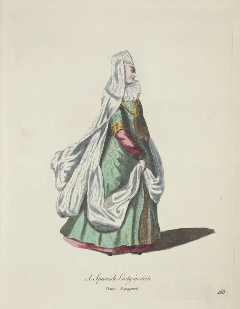 En spansk dam 1626 av Charles Grignion