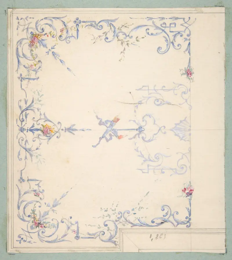 Design for a ceiling – nr 3 av Jules-Edmond-Charles Lachaise