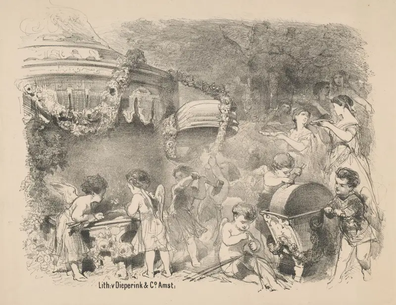 Scene from the play ‘Princess Without a Heart’ av Charles Rochussen