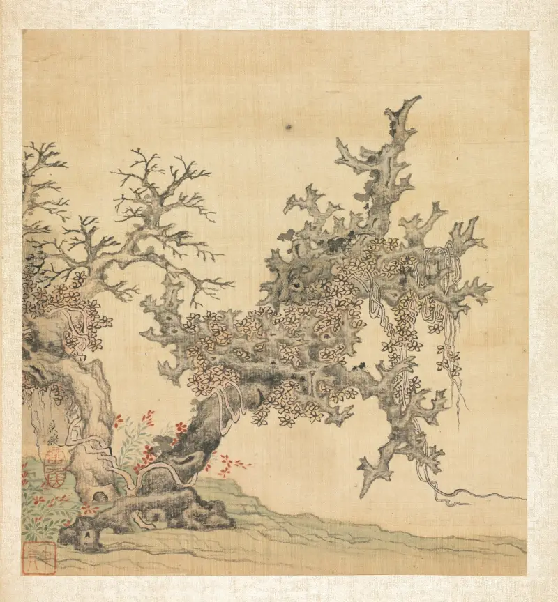 Ein alter Baum von Chen Hongshou