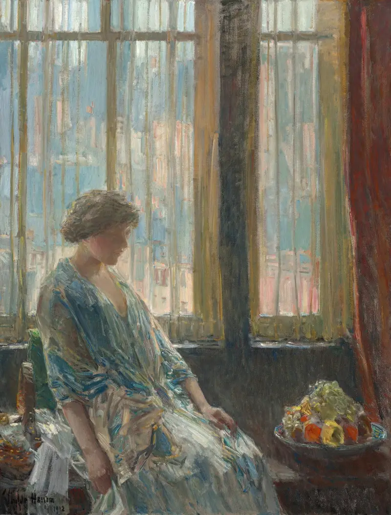 The New York Window av Childe Hassam
