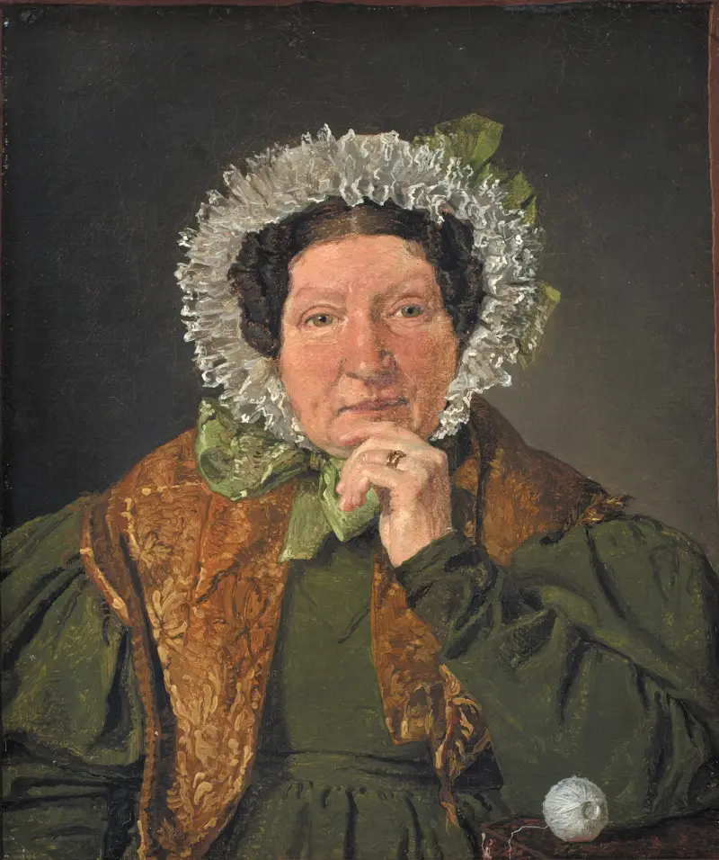 Bildnis der Mutter des Künstlers, Cecilia Margrethe Købke, geborene Petersen von Christen Købke