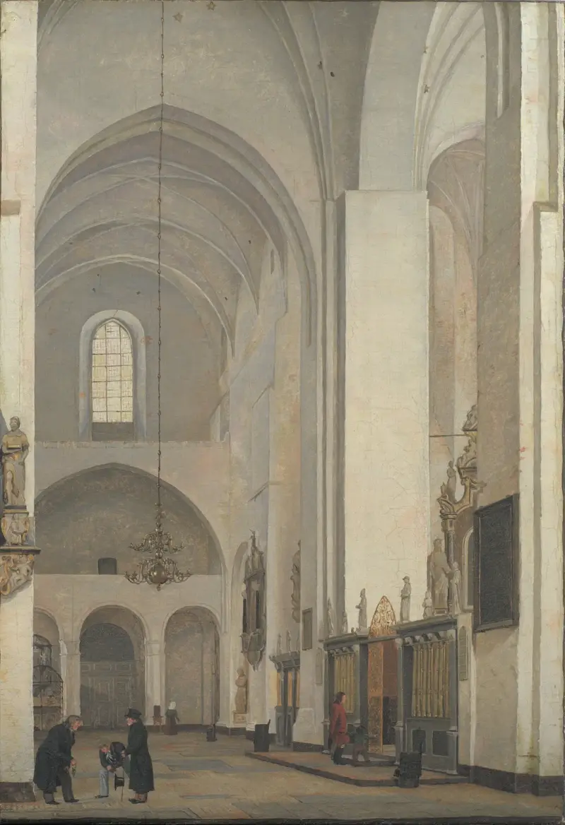 Tvärskeppet i Århus domkyrka av Christen Købke